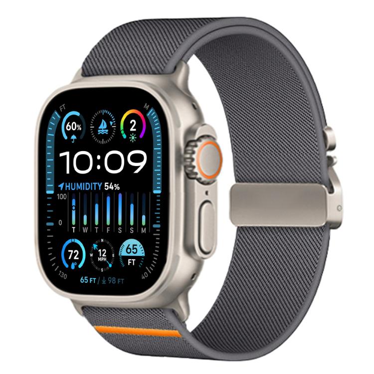 xDfind Parachute Buckle Stretch Nylon Watch Band, For Apple Watch 42 / 44 / 45 / 46 / 49mm
