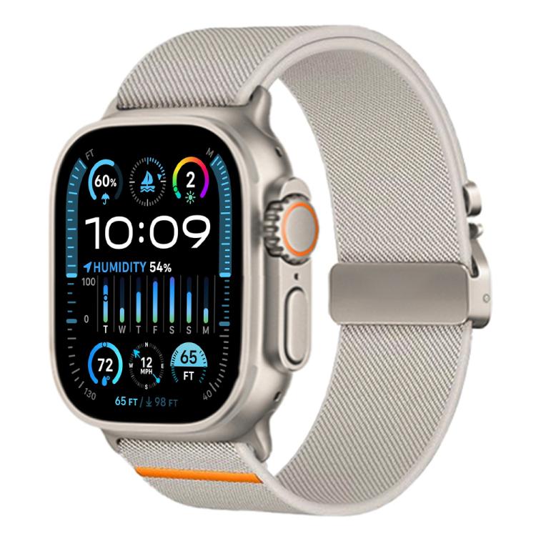 xDfind Parachute Buckle Stretch Nylon Watch Band, For Apple Watch 38 / 40 / 41 / S10 42mm