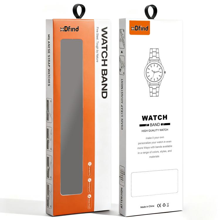 xDfind Seven Beads Buckle Stainless Steel Watch Band