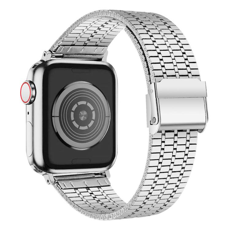 xDfind Seven Beads Buckle Stainless Steel Watch Band, For Apple Watch 38 / 40 / 41 / S10 42mm