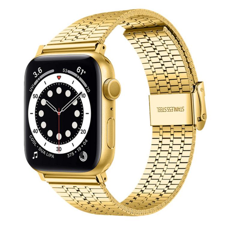 xDfind Seven Beads Buckle Stainless Steel Watch Band, For Apple Watch 38 / 40 / 41 / S10 42mm