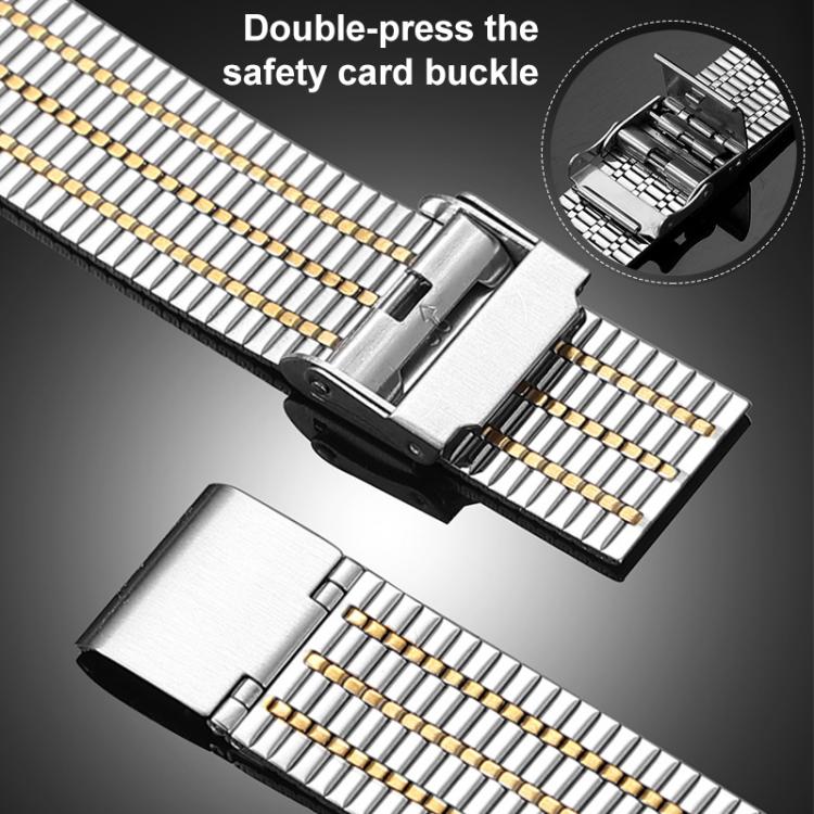 xDfind Seven Beads Buckle Stainless Steel Watch Band, For Apple Watch 38 / 40 / 41 / S10 42mm