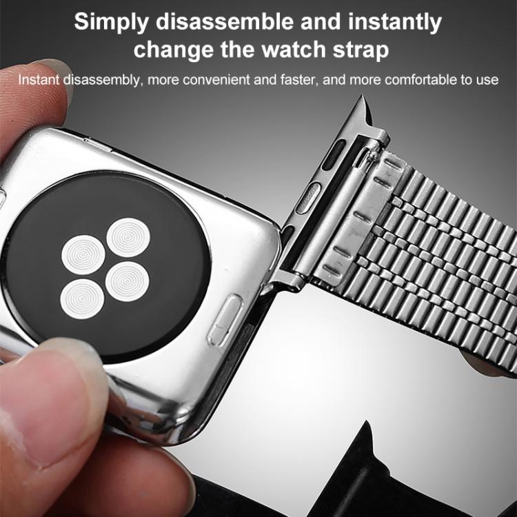 xDfind Seven Beads Buckle Stainless Steel Watch Band, For Apple Watch 38 / 40 / 41 / S10 42mm