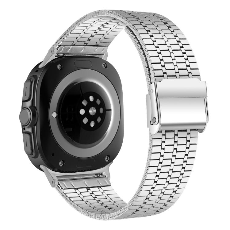 xDfind Seven Beads Buckle Stainless Steel Watch Band, For Samsung Galaxy Watch Ultra / Ultra 2025
