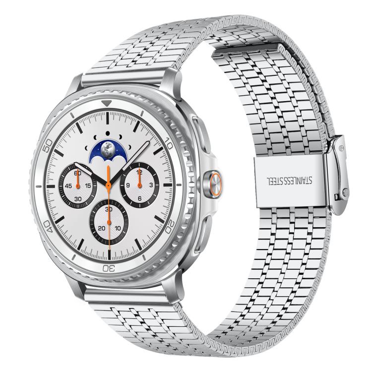xDfind Seven Beads Buckle Stainless Steel Watch Band, For Samsung Galaxy Watch8 / 8 Classic