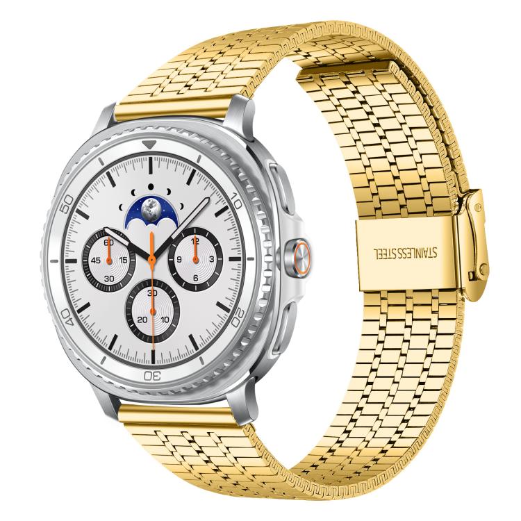 xDfind Seven Beads Buckle Stainless Steel Watch Band, For Samsung Galaxy Watch8 / 8 Classic