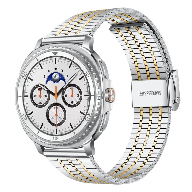 xDfind Seven Beads Buckle Stainless Steel Watch Band, For Samsung Galaxy Watch8 / 8 Classic