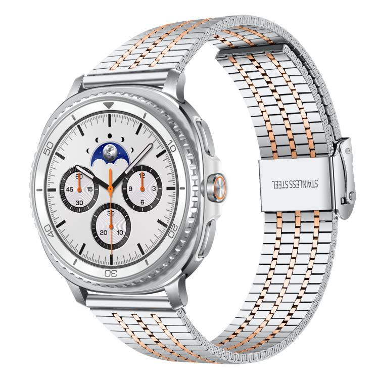 xDfind Seven Beads Buckle Stainless Steel Watch Band, For Samsung Galaxy Watch8 / 8 Classic