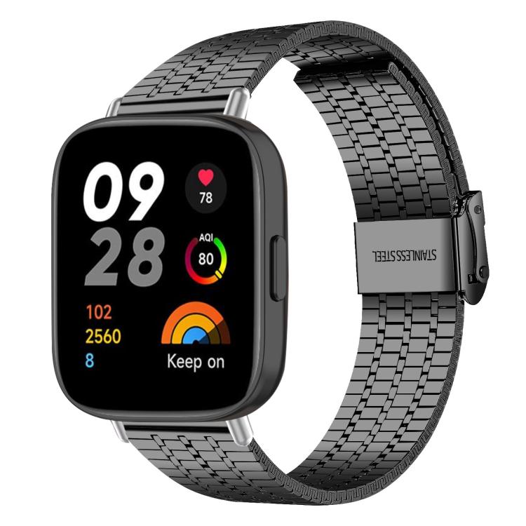 xDfind Seven Beads Buckle Stainless Steel Watch Band, For Redmi Watch 3