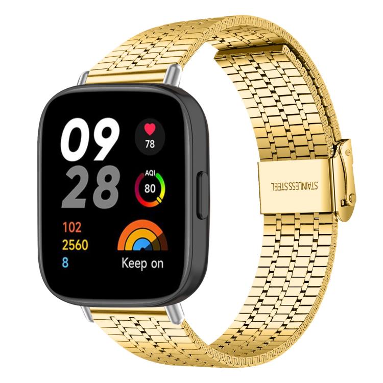xDfind Seven Beads Buckle Stainless Steel Watch Band, For Redmi Watch 3