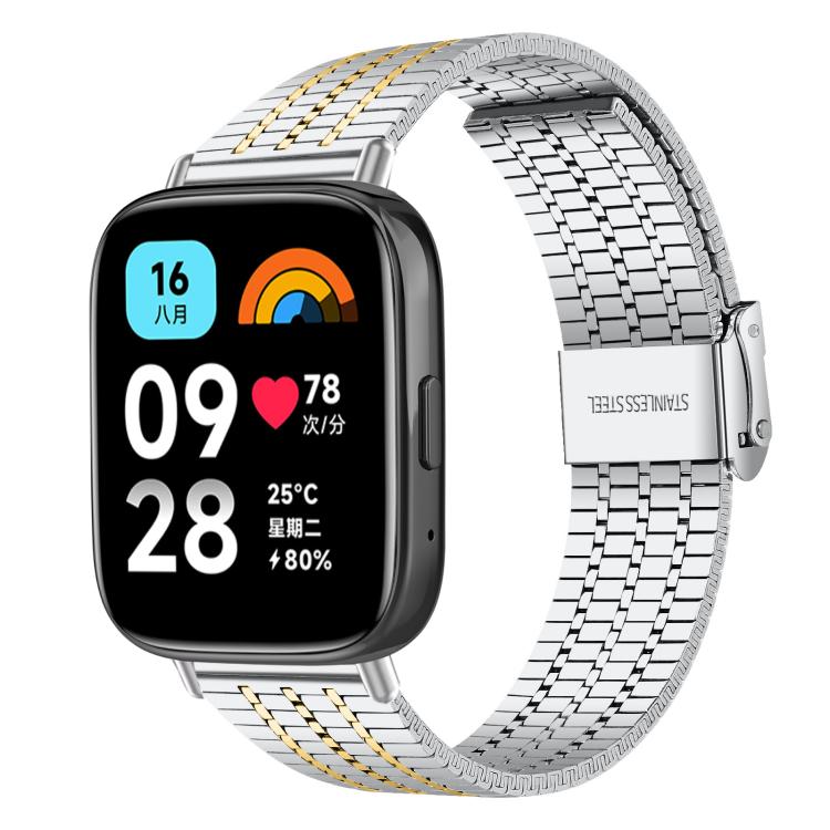 xDfind Seven Beads Buckle Stainless Steel Watch Band