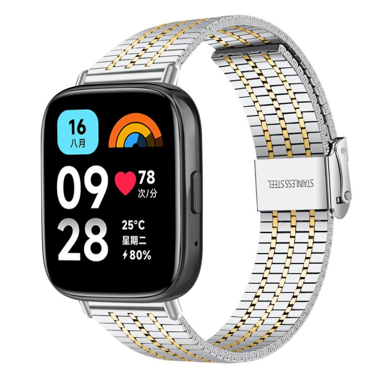 xDfind Seven Beads Buckle Stainless Steel Watch Band