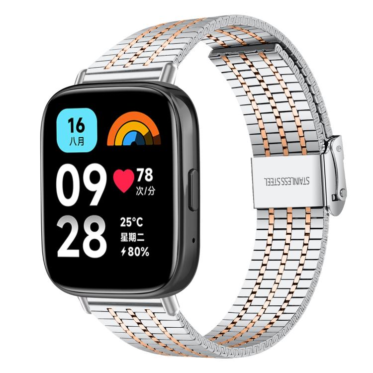 xDfind Seven Beads Buckle Stainless Steel Watch Band