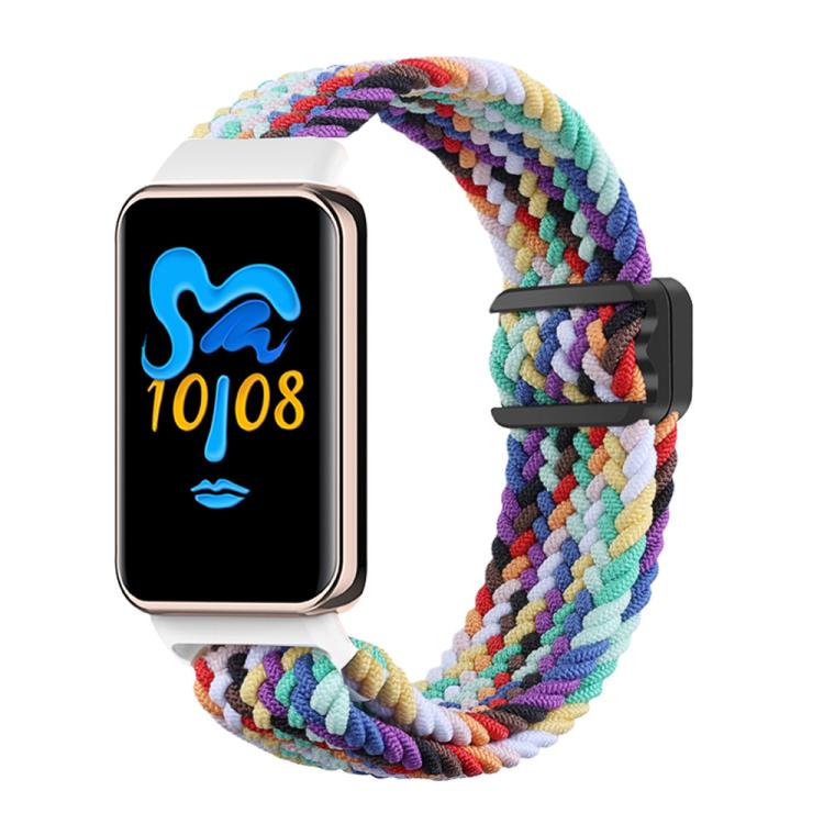 xDfind Magnetic Buckle Nylon Braid Watch Band, For Honor Band 10 / 9