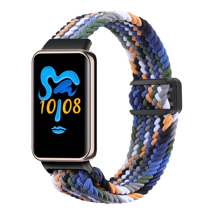 xDfind Magnetic Buckle Nylon Braid Watch Band