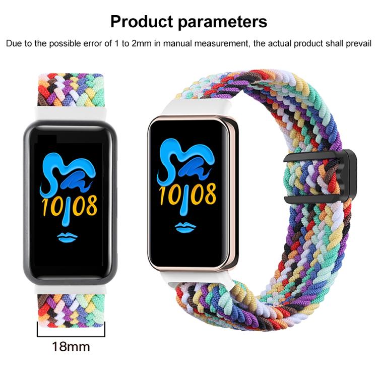 xDfind Magnetic Buckle Nylon Braid Watch Band