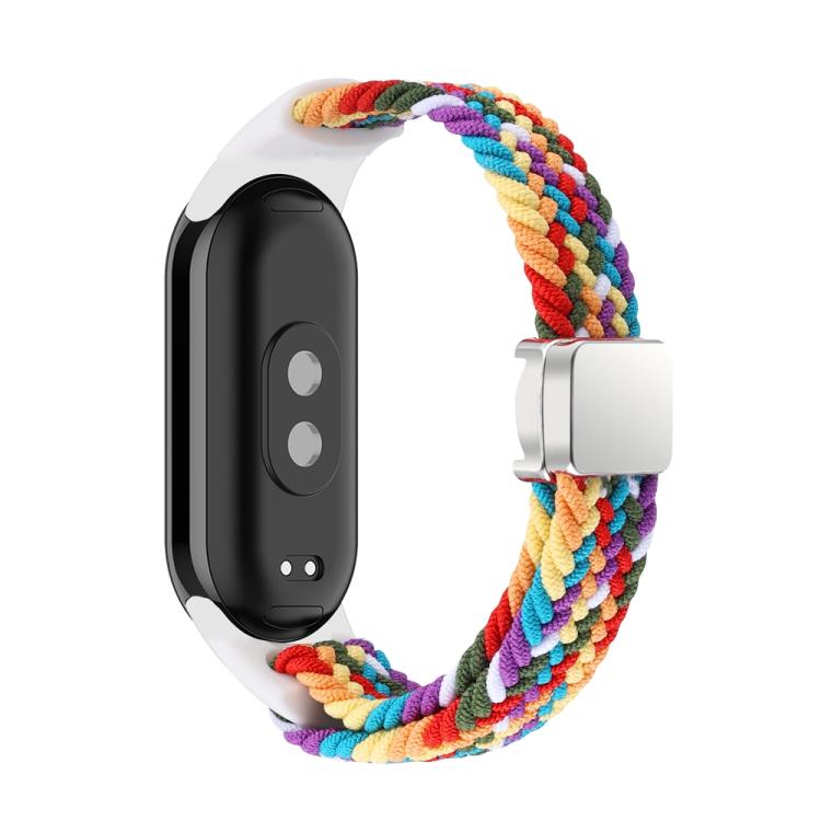 xDfind Nylon Braided Loop Magnetic Buckle Watch Band, For Xiaomi Smart Band 10 / 9 / 8