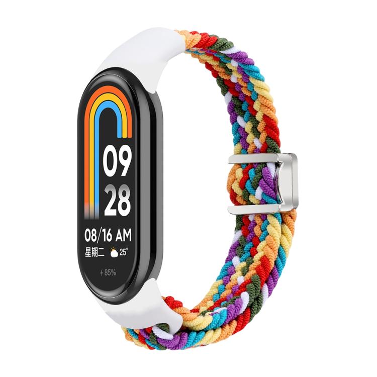 xDfind Nylon Braided Loop Magnetic Buckle Watch Band, For Xiaomi Smart Band 10 / 9 / 8