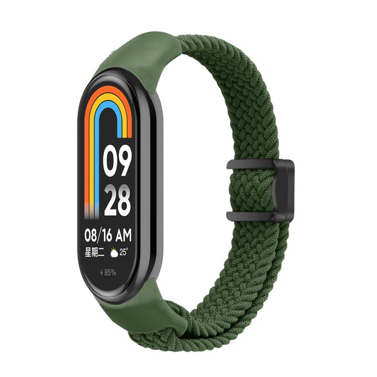 xDfind Nylon Braided Loop Magnetic Buckle Watch Band, For Xiaomi Smart Band 10 / 9 / 8