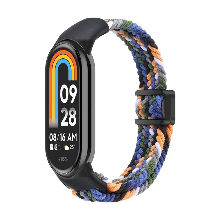 xDfind Nylon Braided Loop Magnetic Buckle Watch Band, For Xiaomi Smart Band 10 / 9 / 8