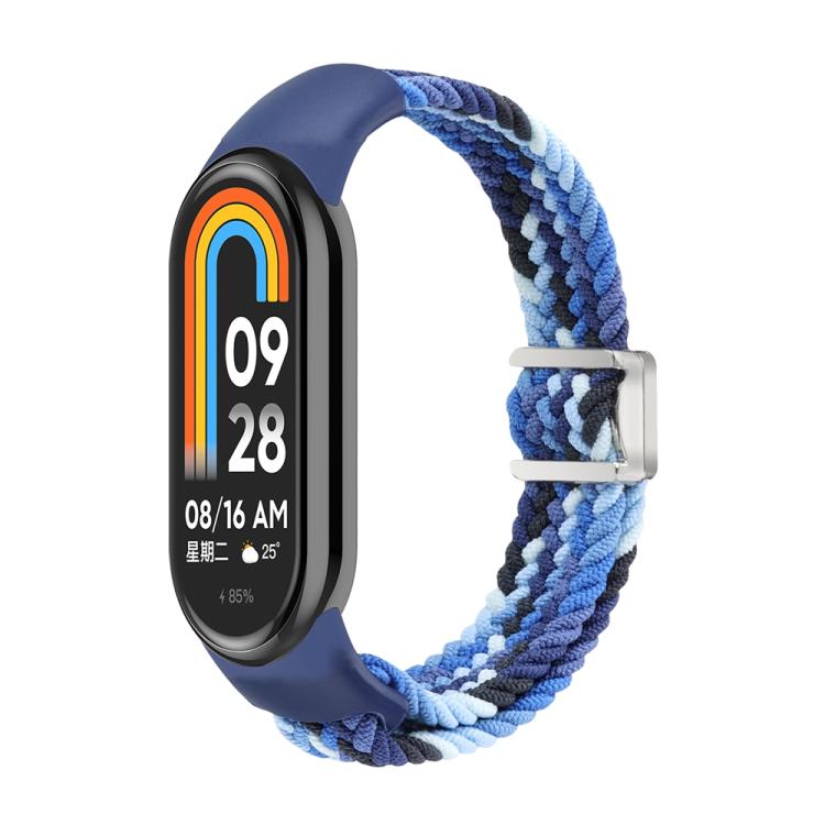 xDfind Nylon Braided Loop Magnetic Buckle Watch Band, For Xiaomi Smart Band 10 / 9 / 8