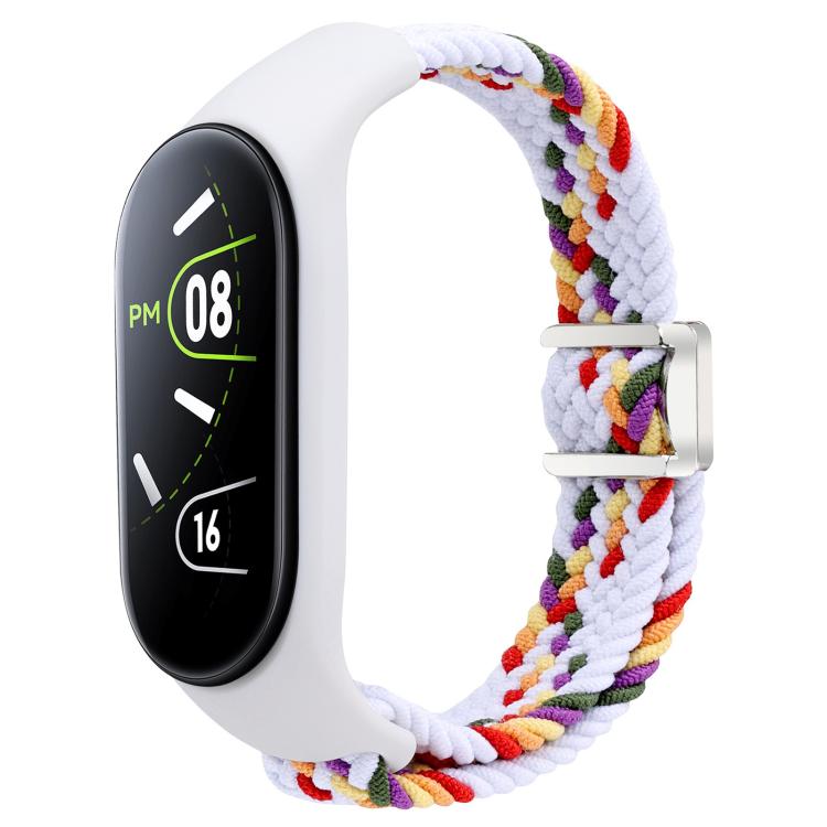 xDfind Watch Cover Integrated Braided Loop Magnetic Buckle Watch Band, For Xiaomi Mi Band 7 / 6 / 5 / 4 / 3