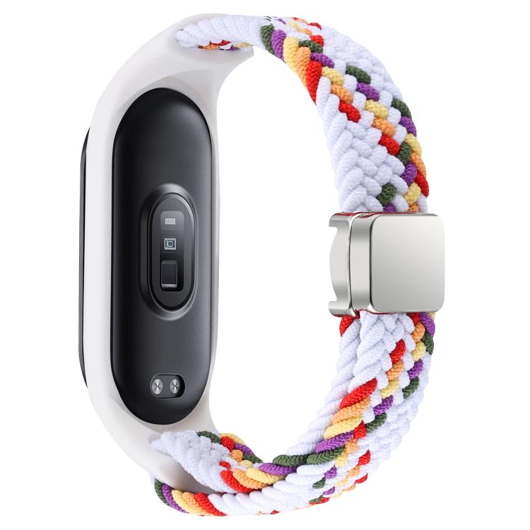 xDfind Watch Cover Integrated Braided Loop Magnetic Buckle Watch Band, For Xiaomi Mi Band 7 / 6 / 5 / 4 / 3