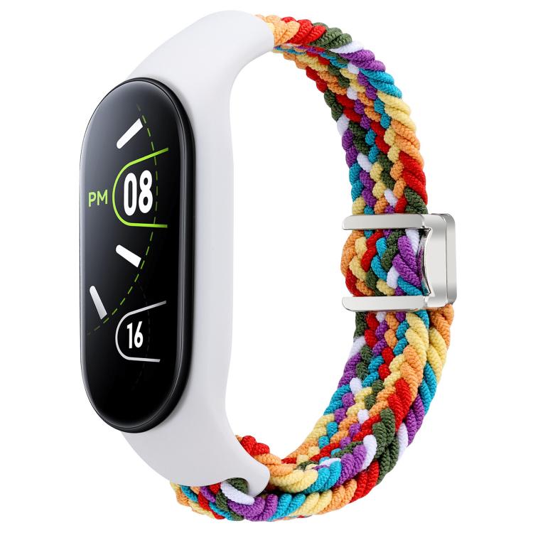 xDfind Watch Cover Integrated Braided Loop Magnetic Buckle Watch Band, For Xiaomi Mi Band 7 / 6 / 5 / 4 / 3