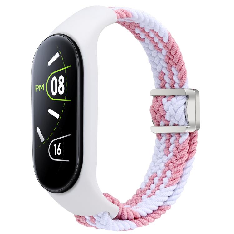 xDfind Watch Cover Integrated Braided Loop Magnetic Buckle Watch Band, For Xiaomi Mi Band 7 / 6 / 5 / 4 / 3