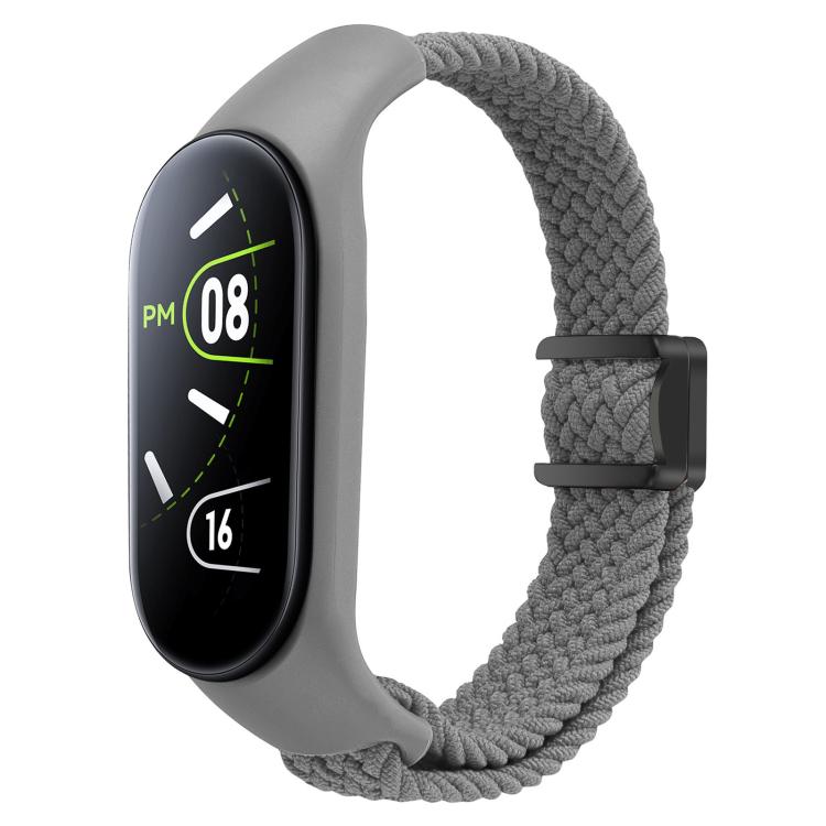 xDfind Watch Cover Integrated Braided Loop Magnetic Buckle Watch Band, For Xiaomi Mi Band 7 / 6 / 5 / 4 / 3