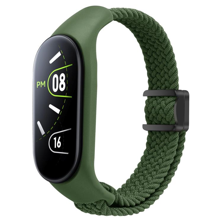 xDfind Watch Cover Integrated Braided Loop Magnetic Buckle Watch Band, For Xiaomi Mi Band 7 / 6 / 5 / 4 / 3