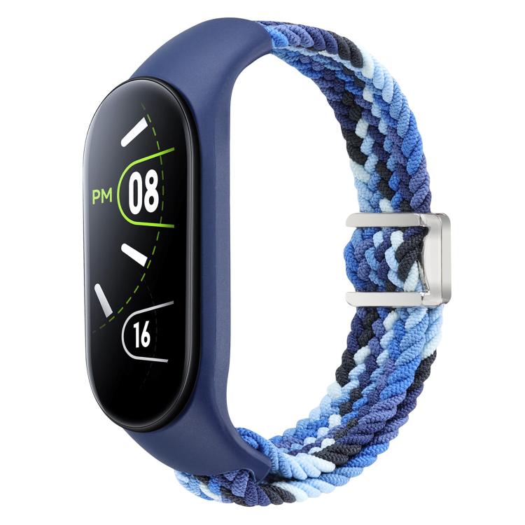 xDfind Watch Cover Integrated Braided Loop Magnetic Buckle Watch Band, For Xiaomi Mi Band 7 / 6 / 5 / 4 / 3