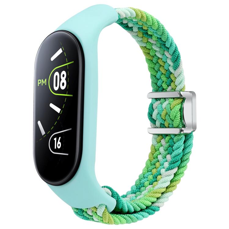 xDfind Watch Cover Integrated Braided Loop Magnetic Buckle Watch Band, For Xiaomi Mi Band 7 / 6 / 5 / 4 / 3