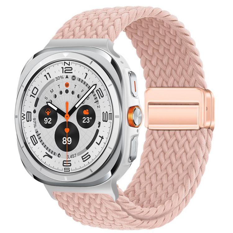 xDfind Magnetic Buckle Nylon Braid Loop Watch Band