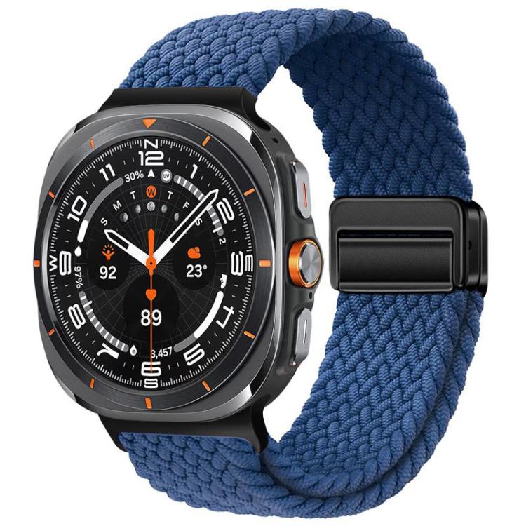 xDfind Magnetic Buckle Nylon Braid Loop Watch Band