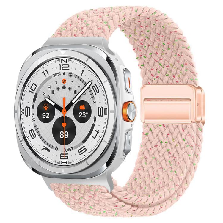 xDfind Magnetic Buckle Nylon Braid Loop Watch Band