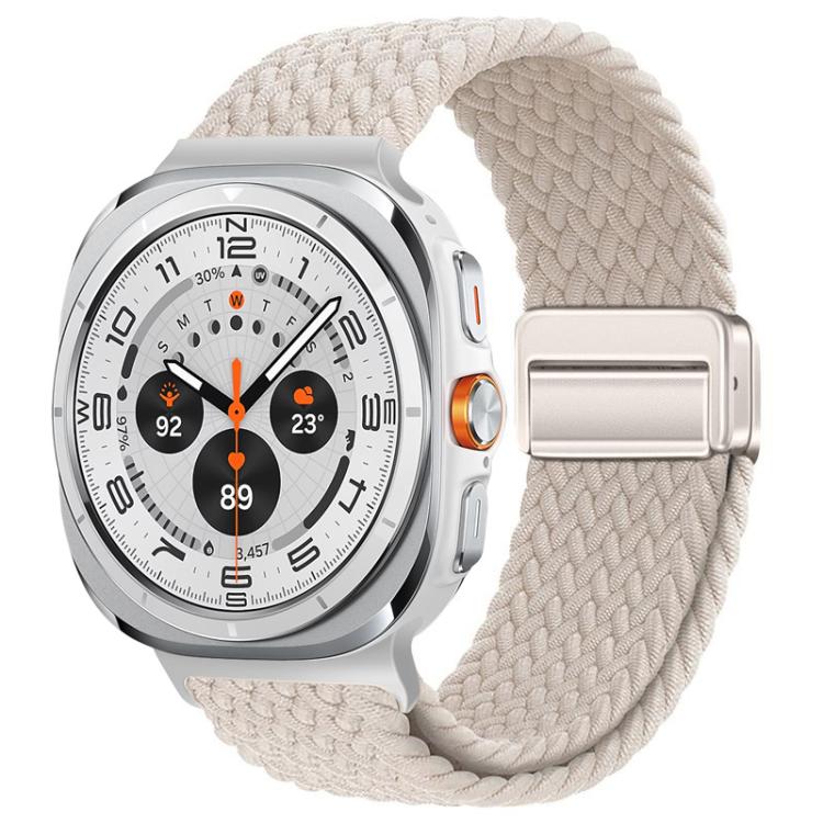 xDfind Magnetic Buckle Nylon Braid Loop Watch Band