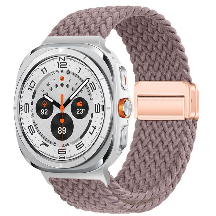xDfind Magnetic Buckle Nylon Braid Loop Watch Band, For Samsung Galaxy Watch8 / Watch8 Classic