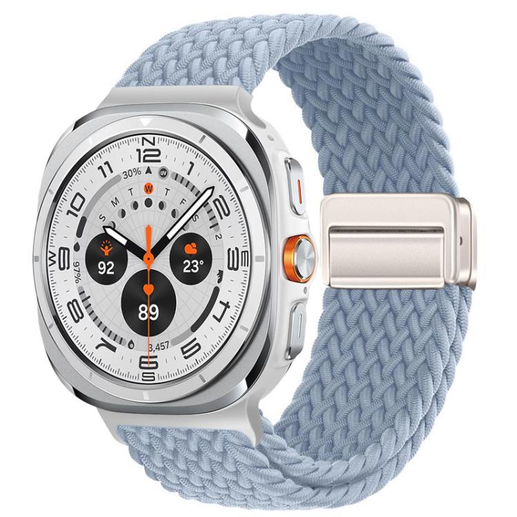xDfind Magnetic Buckle Nylon Braid Loop Watch Band