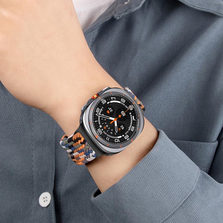 xDfind Magnetic Buckle Nylon Braid Loop Watch Band