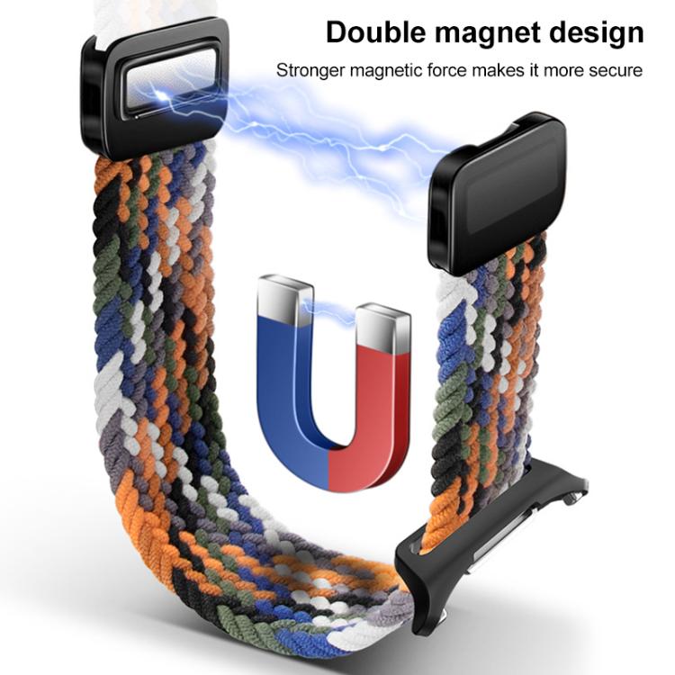 xDfind Magnetic Buckle Nylon Braid Loop Watch Band, For Samsung Galaxy Watch8 / Watch8 Classic