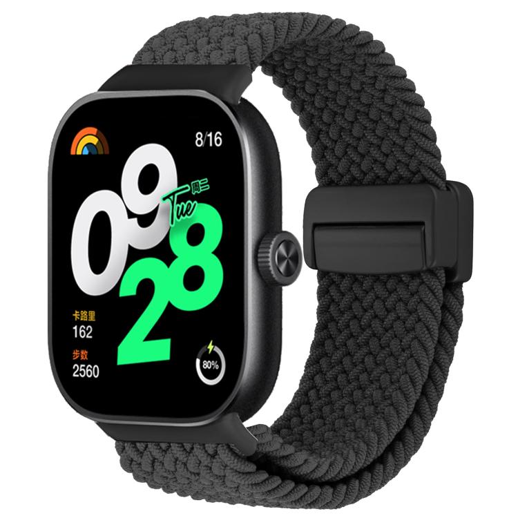 xDfind Magnetic Buckle Nylon Braid Loop Watch Band