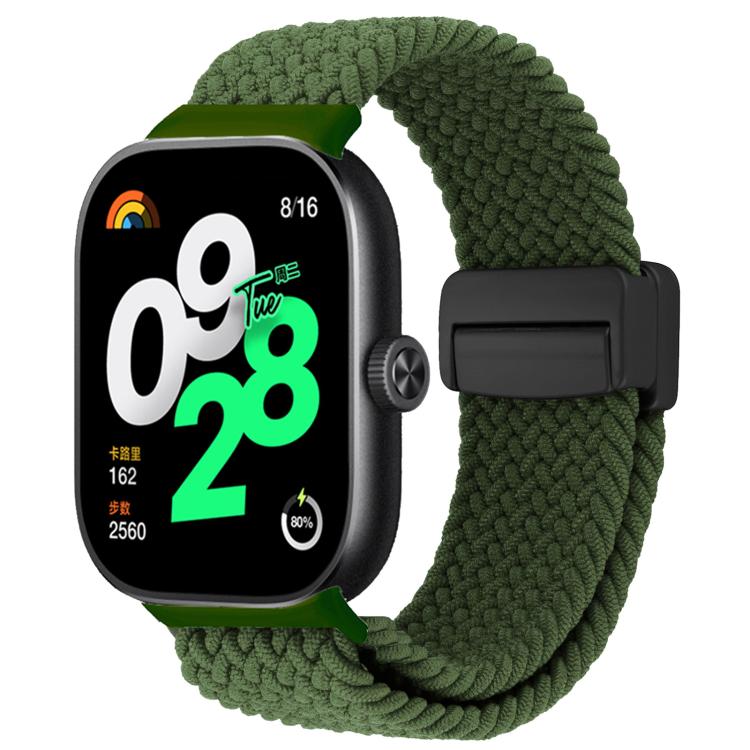 xDfind Magnetic Buckle Nylon Braid Loop Watch Band