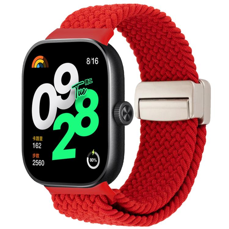 xDfind Magnetic Buckle Nylon Braid Loop Watch Band