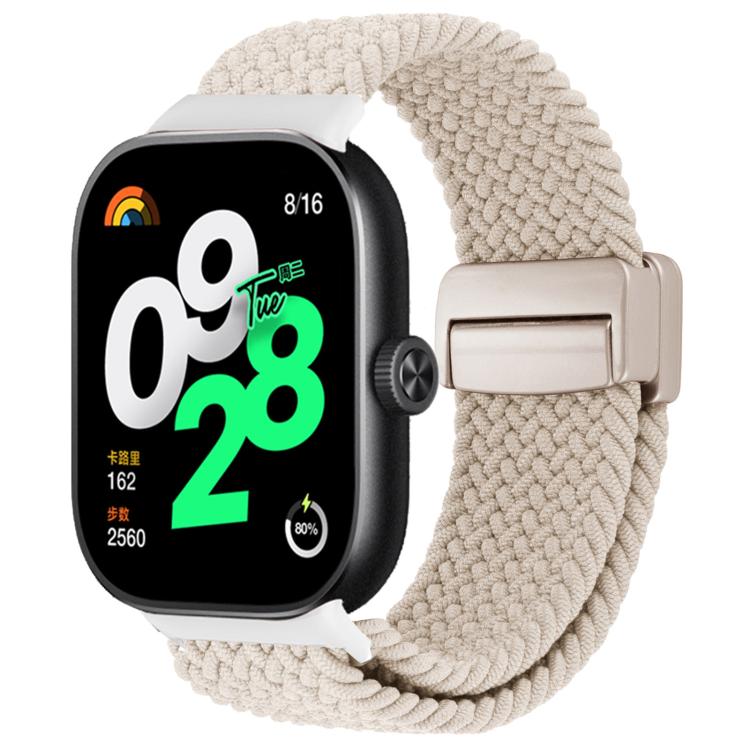 xDfind Magnetic Buckle Nylon Braid Loop Watch Band