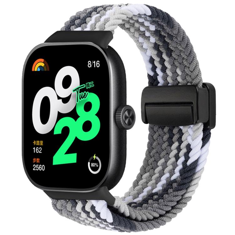 xDfind Magnetic Buckle Nylon Braid Loop Watch Band