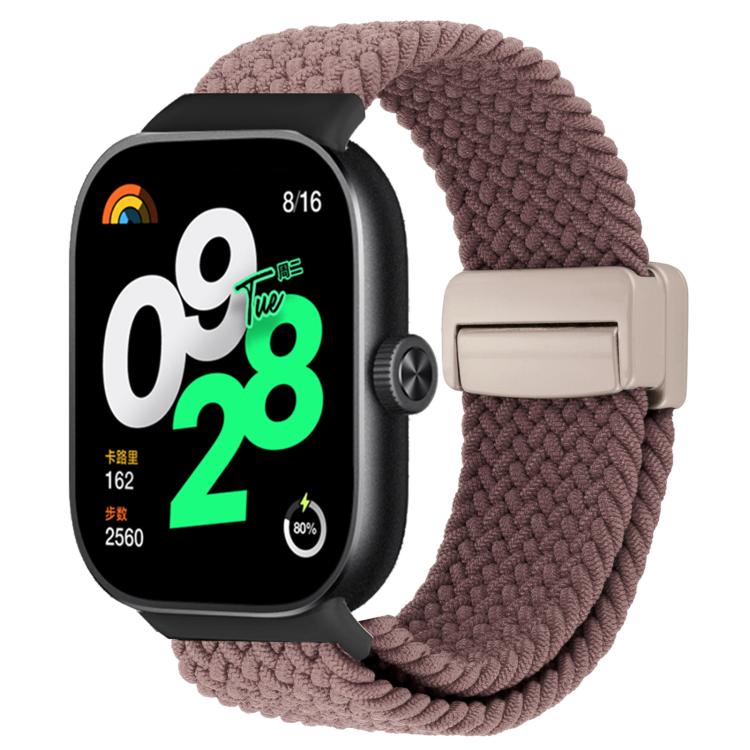 xDfind Magnetic Buckle Nylon Braid Loop Watch Band