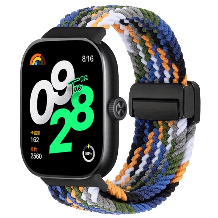 xDfind Magnetic Buckle Nylon Braid Loop Watch Band
