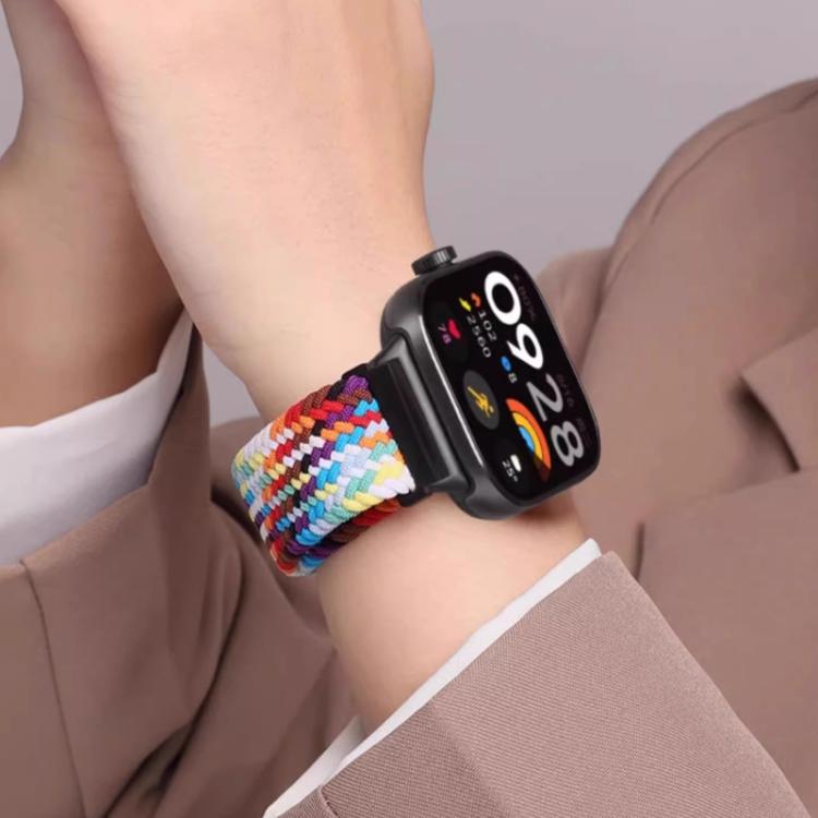 xDfind Magnetic Buckle Nylon Braid Loop Watch Band