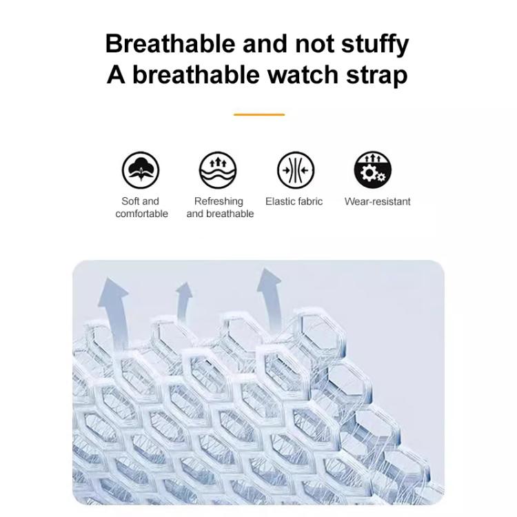 xDfind Magnetic Buckle Nylon Braid Loop Watch Band
